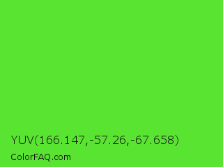 YUV 166.147,-57.26,-67.658 Color Image
