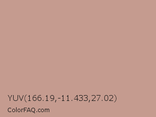 YUV 166.19,-11.433,27.02 Color Image