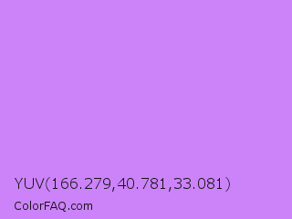 YUV 166.279,40.781,33.081 Color Image