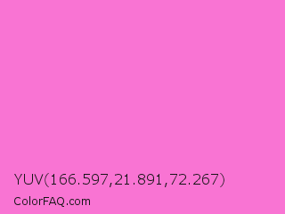 YUV 166.597,21.891,72.267 Color Image