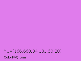 YUV 166.668,34.181,50.28 Color Image