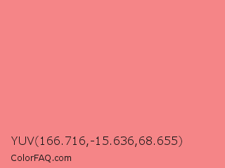 YUV 166.716,-15.636,68.655 Color Image