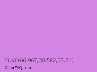 YUV 166.967,30.582,37.74 Color Image
