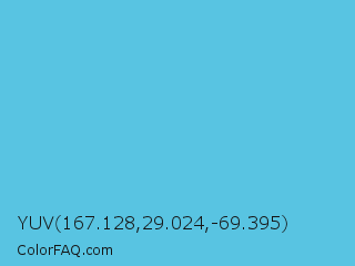 YUV 167.128,29.024,-69.395 Color Image