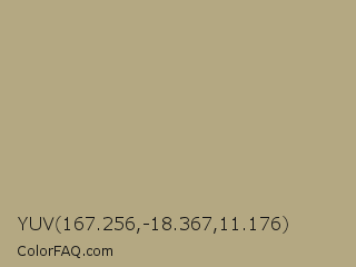 YUV 167.256,-18.367,11.176 Color Image