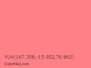 YUV 167.358,-15.952,76.862 Color Image