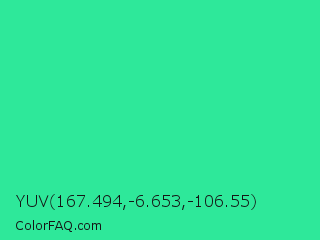 YUV 167.494,-6.653,-106.55 Color Image