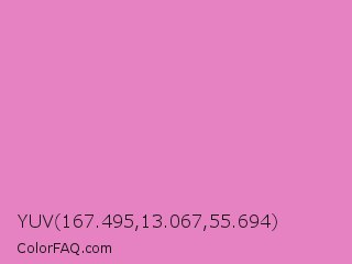 YUV 167.495,13.067,55.694 Color Image