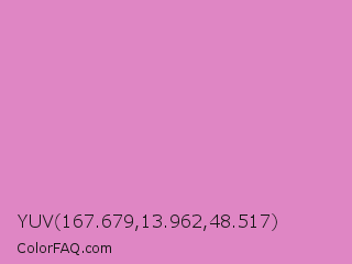 YUV 167.679,13.962,48.517 Color Image
