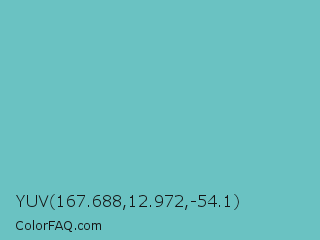YUV 167.688,12.972,-54.1 Color Image