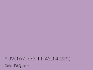 YUV 167.775,11.45,14.229 Color Image