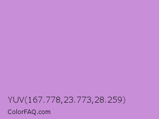 YUV 167.778,23.773,28.259 Color Image