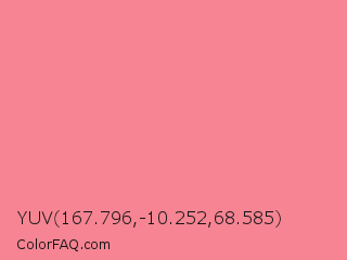 YUV 167.796,-10.252,68.585 Color Image