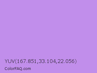 YUV 167.851,33.104,22.056 Color Image