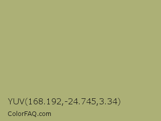 YUV 168.192,-24.745,3.34 Color Image