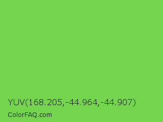 YUV 168.205,-44.964,-44.907 Color Image
