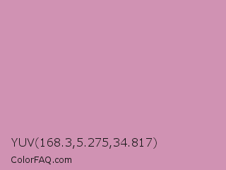 YUV 168.3,5.275,34.817 Color Image