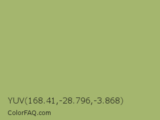 YUV 168.41,-28.796,-3.868 Color Image