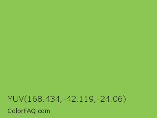 YUV 168.434,-42.119,-24.06 Color Image