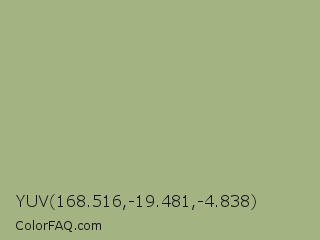 YUV 168.516,-19.481,-4.838 Color Image