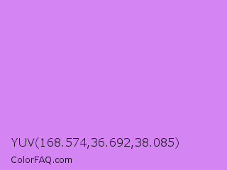 YUV 168.574,36.692,38.085 Color Image