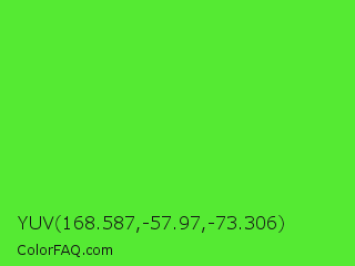YUV 168.587,-57.97,-73.306 Color Image