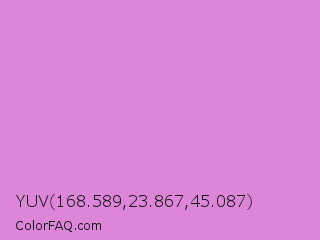 YUV 168.589,23.867,45.087 Color Image