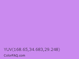 YUV 168.65,34.683,29.248 Color Image