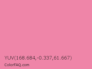 YUV 168.684,-0.337,61.667 Color Image