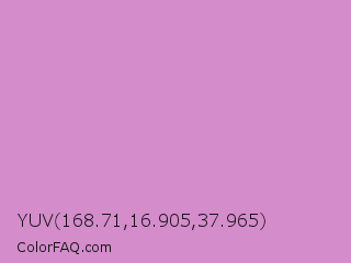 YUV 168.71,16.905,37.965 Color Image