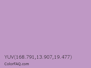 YUV 168.791,13.907,19.477 Color Image