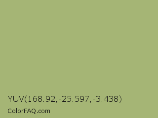 YUV 168.92,-25.597,-3.438 Color Image