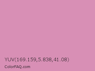 YUV 169.159,5.838,41.08 Color Image