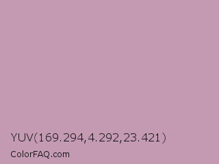 YUV 169.294,4.292,23.421 Color Image