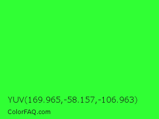 YUV 169.965,-58.157,-106.963 Color Image