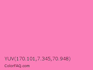 YUV 170.101,7.345,70.948 Color Image
