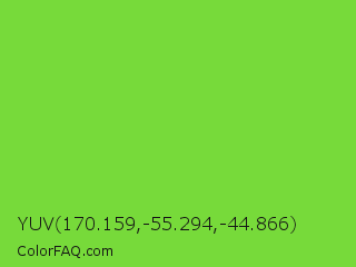 YUV 170.159,-55.294,-44.866 Color Image