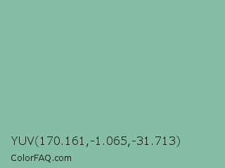 YUV 170.161,-1.065,-31.713 Color Image