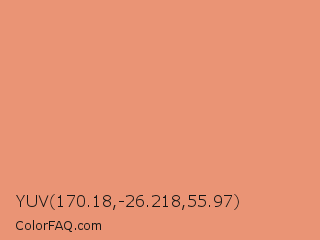 YUV 170.18,-26.218,55.97 Color Image