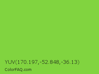 YUV 170.197,-52.848,-36.13 Color Image