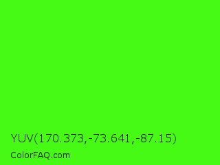 YUV 170.373,-73.641,-87.15 Color Image