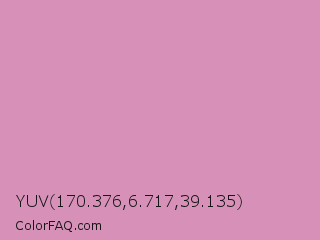YUV 170.376,6.717,39.135 Color Image