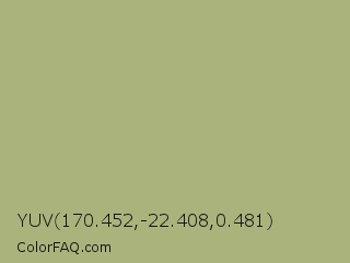 YUV 170.452,-22.408,0.481 Color Image