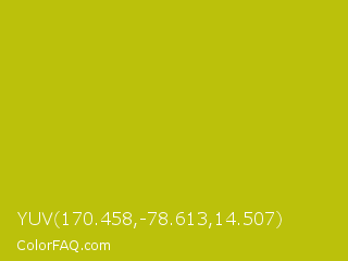 YUV 170.458,-78.613,14.507 Color Image