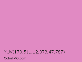 YUV 170.511,12.073,47.787 Color Image