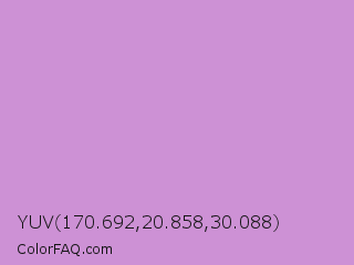 YUV 170.692,20.858,30.088 Color Image