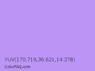 YUV 170.719,36.621,14.278 Color Image