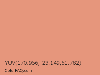 YUV 170.956,-23.149,51.782 Color Image