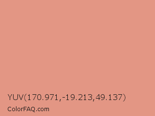 YUV 170.971,-19.213,49.137 Color Image