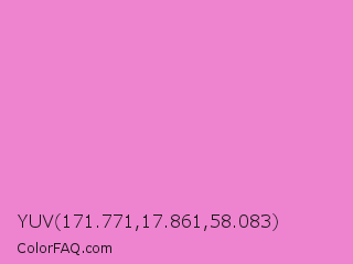 YUV 171.771,17.861,58.083 Color Image